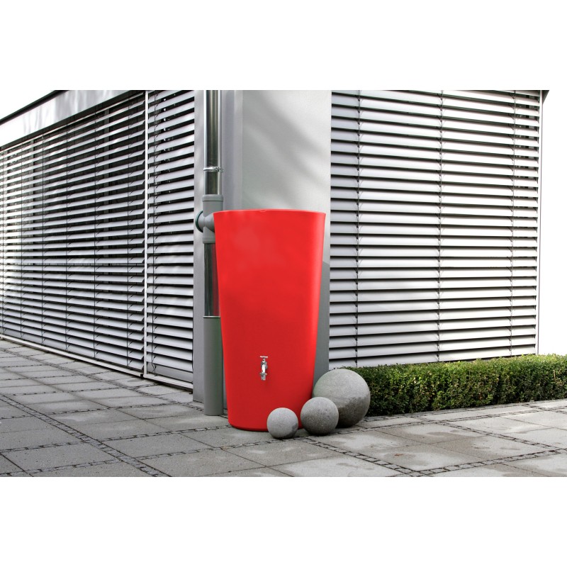 Exclusieve Regenton Rainbowl  Red Chili 210 Liter