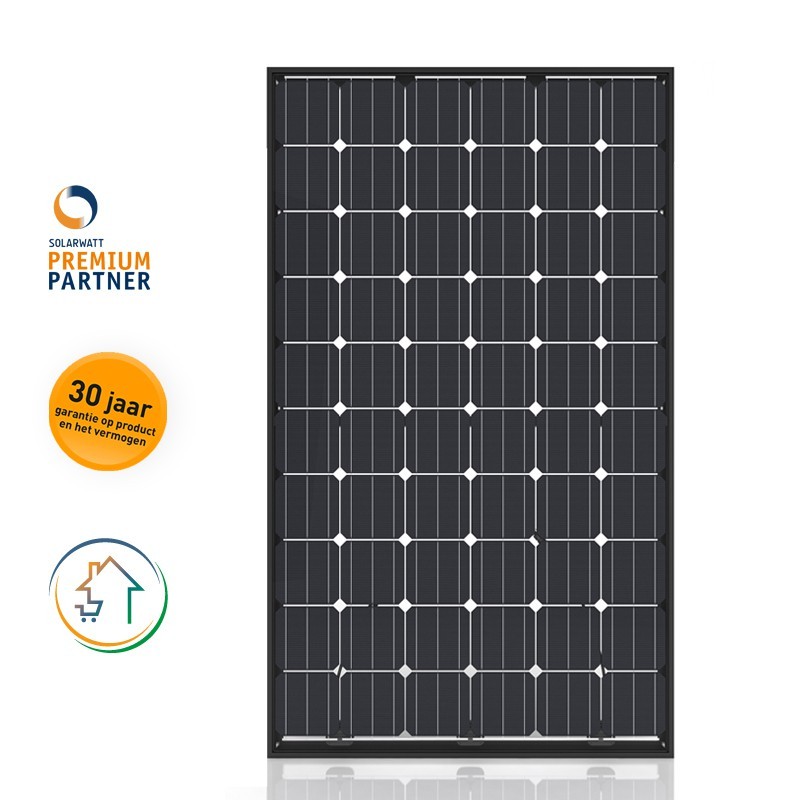  10 SolarWatt Black 285 WP 