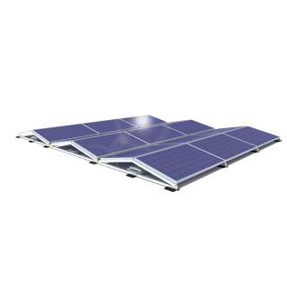 SunBeam platdak frame zonnepanelen